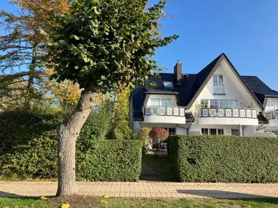 Das Gebäude in dem sich die Ferienwohnung befindet