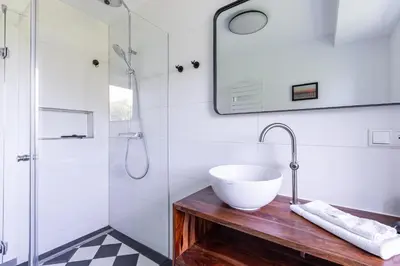 Ein Badezimmer in der Unterkunft Eenhoorn