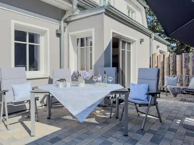 Ein Patio oder anderer Außenbereich in der Unterkunft Sonnendeck
