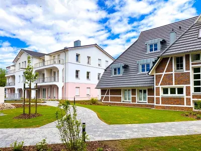 Das Gebäude in dem sich die Ferienwohnung befindet