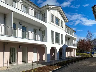 Das Gebäude in dem sich die Ferienwohnung befindet