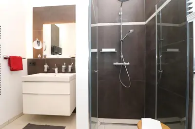 Ein Badezimmer in der Unterkunft Alte Seefahrtschule App 09 