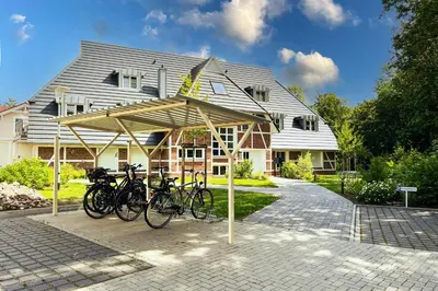Das Gebäude in dem sich die Ferienwohnung befindet