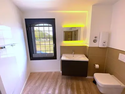 Ein Badezimmer in der Unterkunft FEWO Sonnenschein 1,7