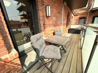 Ein Balkon oder eine Terrasse in der Unterkunft FEWO Sonnenschein 1,7