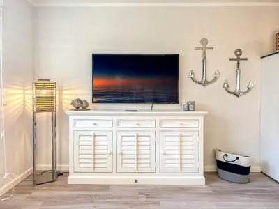TV/Unterhaltungsangebot in der Unterkunft Schatzkiste Whg 2