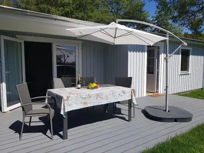 Ein Patio oder anderer Außenbereich in der Unterkunft Haus Wellenrauschen