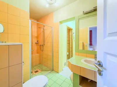 Ein Badezimmer in der Unterkunft Seestern