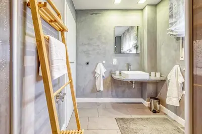 Ein Badezimmer in der Unterkunft Haus Seeblick Whg 8