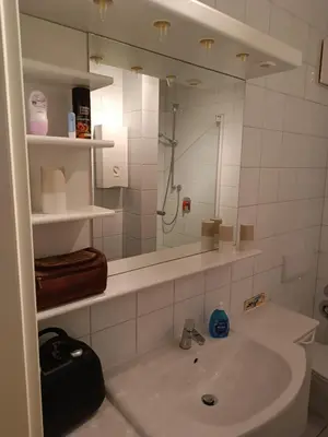 Ein Badezimmer in der Unterkunft Ostseemeerchen