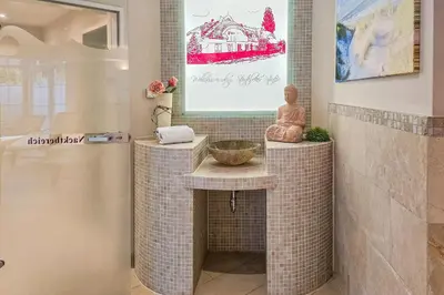 Ein Badezimmer in der Unterkunft Wellnessresidenz Zingst Whg 5