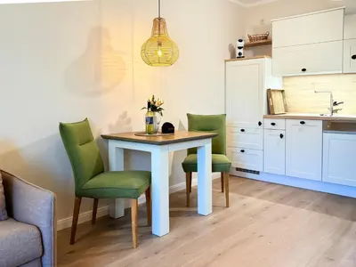 Küche/Küchenzeile in der Unterkunft Wellnessresidenz Zingst Whg 5