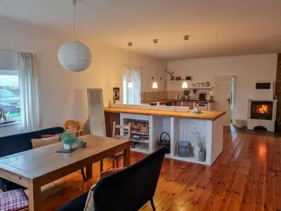 Küche/Küchenzeile in der Unterkunft Ferienhaus Bollhagen