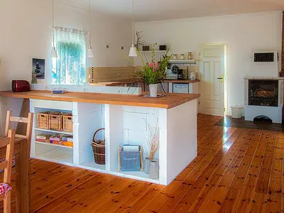 Küche/Küchenzeile in der Unterkunft Ferienhaus Bollhagen
