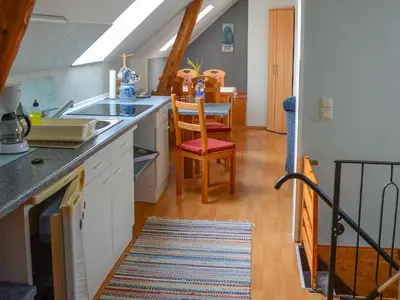 Küche/Küchenzeile in der Unterkunft Ferienwohnung auf dem Lande