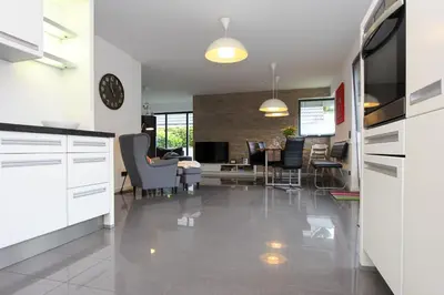 Küche/Küchenzeile in der Unterkunft Ferienhaus Glücklich