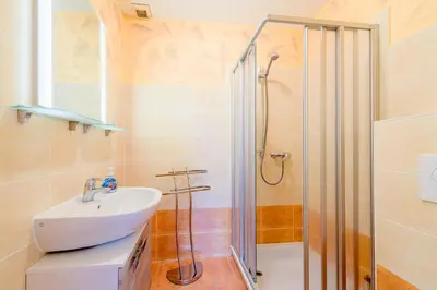Ein Badezimmer in der Unterkunft Fewo Teske