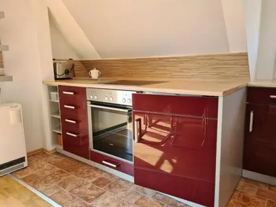 Küche/Küchenzeile in der Unterkunft Haus Waldesruh