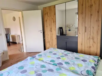 Ein Bett oder Betten in einem Zimmer der Unterkunft Haus Waldesruh