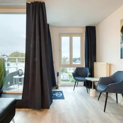 5-Sterne-Ferienwohnung Ostseeschatz Zingst inklusive Strandkorb von April - Oktober