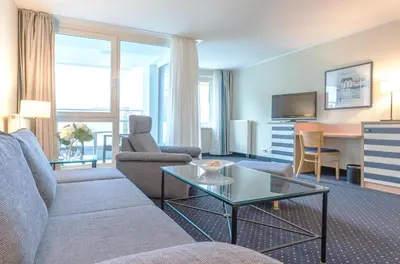 TV/Unterhaltungsangebot in der Unterkunft Deichblick - gemütliches Apartment im Herzen von Zingst