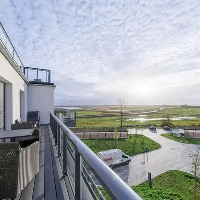 5 Sterne Ferienwohnung Boddenzauber in ruhiger Lage mit traumhaftem Ausblick