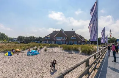 Ein Strand an oder in der Nähe der Ferienwohnung