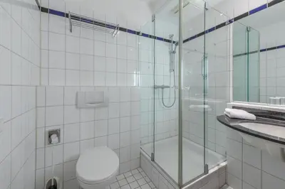 Ein Badezimmer in der Unterkunft Sturmmöwe - Ferienwohnung direkt an der Ostsee gelegen