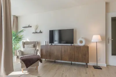 TV/Unterhaltungsangebot in der Unterkunft Küstenglück - Ferienwohnung im 1Obergeschoss mit Balkon