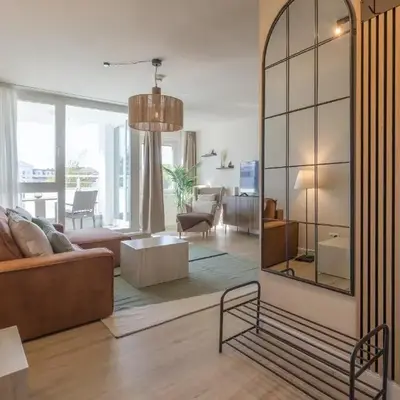 Küstenglück - Ferienwohnung im 1Obergeschoss mit Balkon
