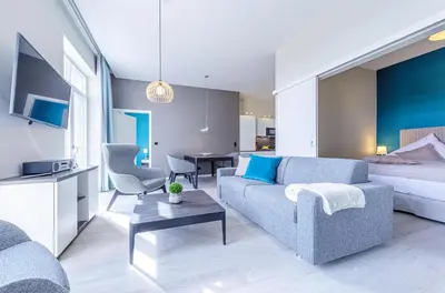 TV/Unterhaltungsangebot in der Unterkunft Ostseeperle - 5-Sterne-Ferienwohnung für den perfekten Wellnessurlaub mit Blick auf den Bodden