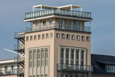 Das Gebäude in dem sich die Ferienwohnung befindet