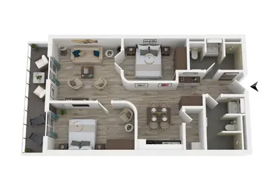 Grundriss der Unterkunft Ankerplatz - 5 Sterne Ferienwohnung mit Blick auf die Ostsee