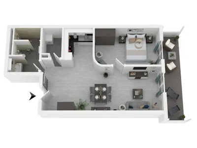 Grundriss der Unterkunft Swantovit - 5 Sterne Ferienwohnung zwischen Ostsee und Saaler Bodde