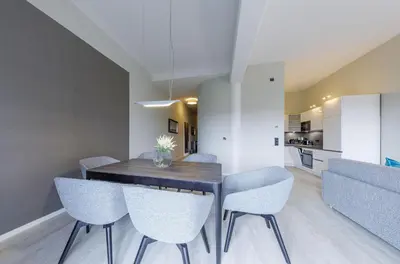Küche/Küchenzeile in der Unterkunft Boddentraum - 5 Sterne Ferienwohnung mit Blick auf das malerische Ostseebad Wustrow