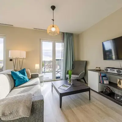 Sommerperle - 5-Sterne Ferienwohnung im Strandhaus-Stil mit Wellnessbereich und Ostseeblick