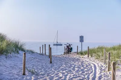 Naturlandschaft in der Nähe der Ferienwohnung