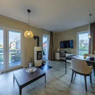 Große Stranddüne - 5 Sterne Apartment mit Balkon