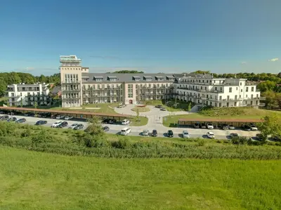 Das Gebäude in dem sich die Ferienwohnung befindet