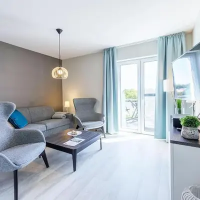 Boddenperle - 5-Sterne-Ferienwohnung mit Ostbalkon