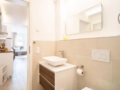 Ein Badezimmer in der Unterkunft UNS MUUSLOCK