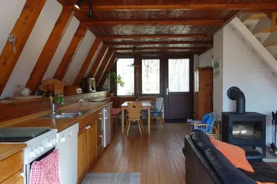 Küche/Küchenzeile in der Unterkunft Ferienhaus-Fischlandde Grünbaum Ahrenshoop