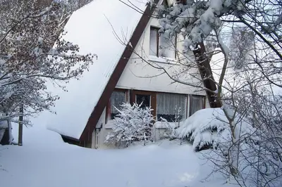 Ferienhaus-Fischlandde Grünbaum Ahrenshoop im Winter