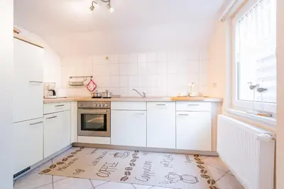 Küche/Küchenzeile in der Unterkunft Ferienhaus Windrose