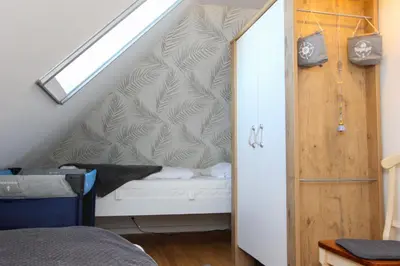 Ein Bett oder Betten in einem Zimmer der Unterkunft Freiraum Prerow