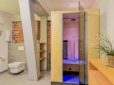 Ein Badezimmer in der Unterkunft Speicherresidenz App 4 11 - Südseite