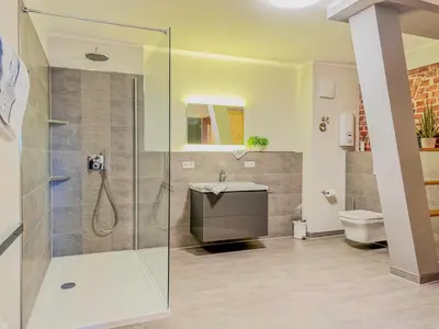 Ein Badezimmer in der Unterkunft Speicherresidenz App 4 11 - Südseite