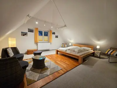 Ein Bett oder Betten in einem Zimmer der Unterkunft Dat smucke Huus
