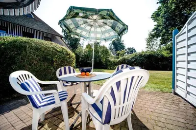 Ein Garten an der Unterkunft Rüm Hart