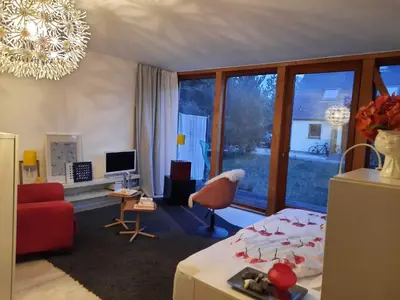 TV/Unterhaltungsangebot in der Unterkunft Ferienwohnung 